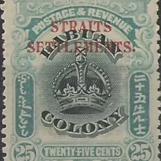 Postage Revenue, Straits Settlements 1906, $1, SG 149