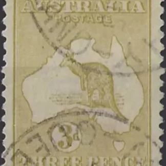 Kangaroos, Australia 1915-20, 3d 3rd WMK, SG  37d