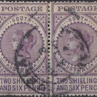Queen Elizabeth, South Australia 1902-12, 2/6d, SG  289