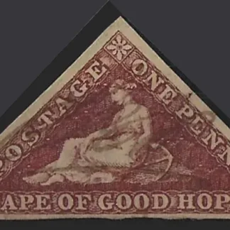 "Hope" seated, Cape of Good Hope 1863-64, 1d, SG  18c