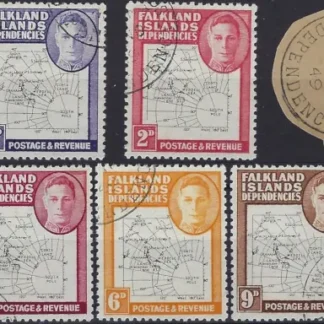 Dependency, Falkland Islands 1948, ½d - 1/-, SG  G9-16