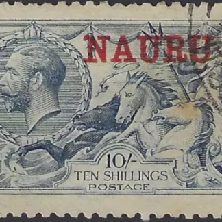 King George V, Nauru 1916-23, 10/-, SG  23