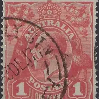 King George V, Australia 1917, 1d, ACSC 71Q (3)d