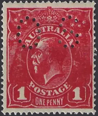 King George V, Australia 1914-16, 1d, ACSC 72Bbb