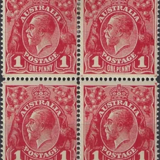 King George V, Australia 1916, 1d, ACSC 70B