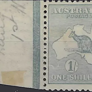 Kangaroo, Australia 1913, 1/- 1st WMK, , ACSC 30E