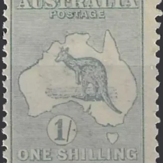 Kangaroo, Australia 1913, 1/- 1st WMK, , ACSC 30E