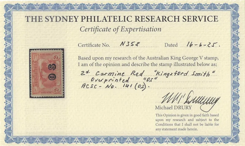 Kingsford Smith Australia 1931, 2d & 3d, SG  0123-4 - Image 2