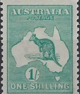 Kangaroo, Australia 1920, 1/-, SG  40b, ACSC 33B