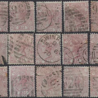 QV, Great Britain 1866-80, 2½d Smell Anchor WMK, SG 141