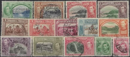 KEVI, Trinidad and Tobago 1938, 1c - $4.80, SG 246 - 56