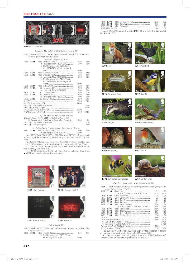 Stanley Gibbons Great Britain Concise Stamp Catalogue 2025 - Image 2