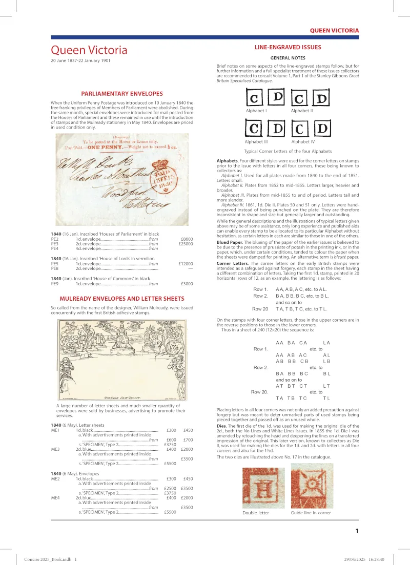 Stanley Gibbons Great Britain Concise Stamp Catalogue 2025 - Image 4