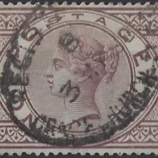 Queen Victoria, GB 1888, £1, 3 Orbs WMK, SG 186