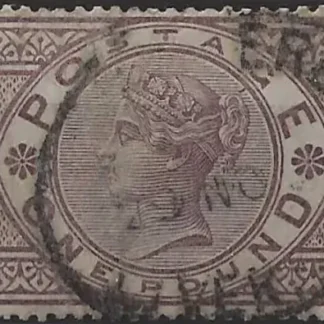 Queen Victoria, GB 1884, £1, Imperial Crown WMK, SG 185