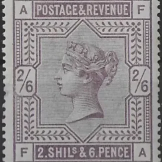 Queen Victoria, Great Britain 1883, 2/6, SG 179