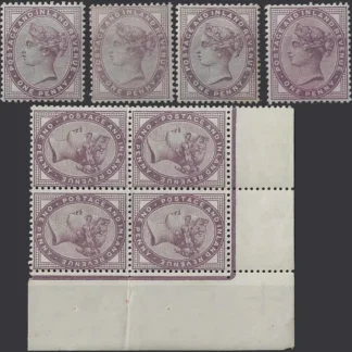 Queen Victoria, Great Britain 1881, 1d, SG 172-74