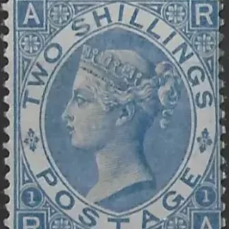 Queen Victoria, Great Britain 1867, 2/- Spray WMK, SG 118