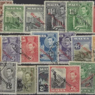 Kind Edward VII, Malta 1948, 1f -10/-, SG 234-48