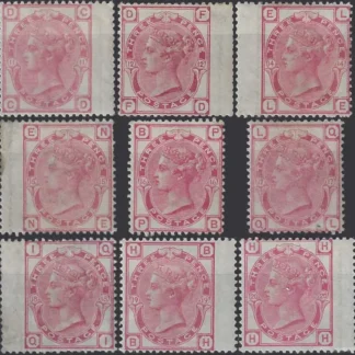 Queen Victoria, GB 1873 - 79, 3d Spray WMK, SG 144