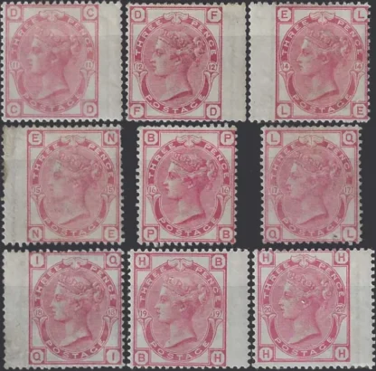 Queen Victoria, GB 1873 - 79, 3d Spray WMK, SG 144
