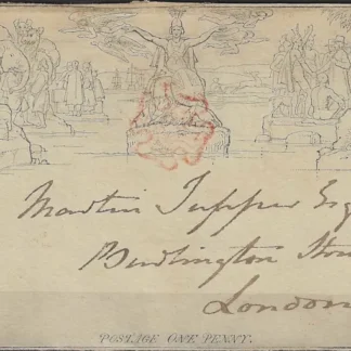 Mulready CDS, Great Britain 1840, 1d, SG ???