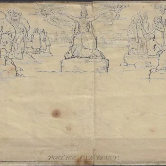 Mulready, Great Britain 1840, 1d, SG ME1