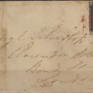 Queen Victoria, GB 1840, 1d Black On Cover, SG 2