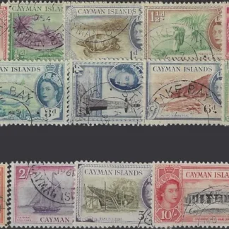 QE II, Cayman Islands 1962 - 64, ½d - £1, SG 165 - 79