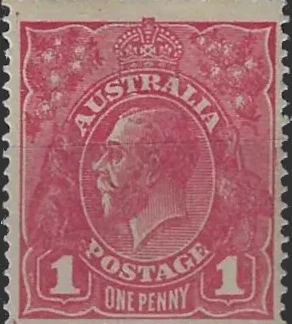 King George V, Australia 1918, 1d, BW #721