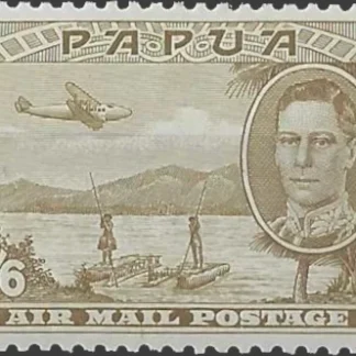 Air Mail Pictorial, Papua 1941, 1/6, SG 168