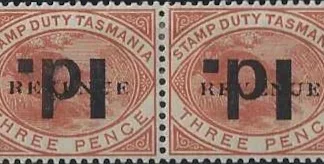 Stamp Duty Revenue, Tasmania 1903, 3d, BF 29a