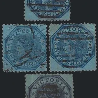 Queen Victoria, Victoria 1859, 1/-, SG 81