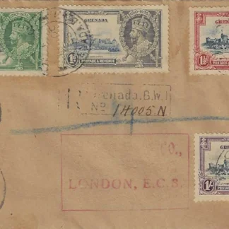 Silver Wedding Ann., Grenada 1935, ½d - 1/-, SG  145 - 8