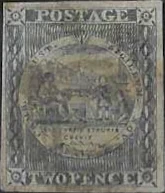 Sydney View, New South Wales 1850, 2d, SG 15