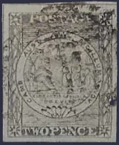 Sydney View, New South Wales 1850, 2d, SG29, ASC 2
