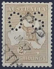Kangaroos, Australia 1915, 2/- 2nd WMK, SGO36