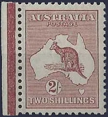 Kangaroos, Australia 1924, 2/- 3rd WMK, SG74, ASC 31