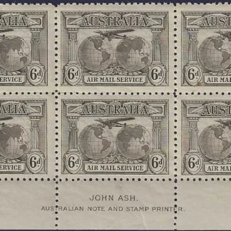 Air Mail Service, Australia 1931, 6d, SG139, ASC 138
