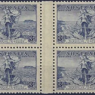 Submarine Cable, Australia 1936, 3d, BW No.170e & 170f