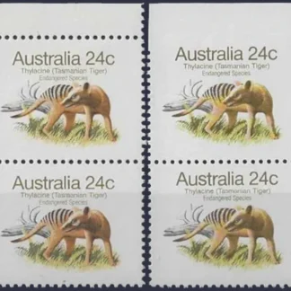 Thylacine (Tasmanian Tiger), Tasmania 1981, 24c, SG788,