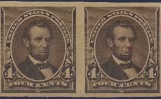Abrahm Lincoln, USA 1894, 4c, Scott No.254a,