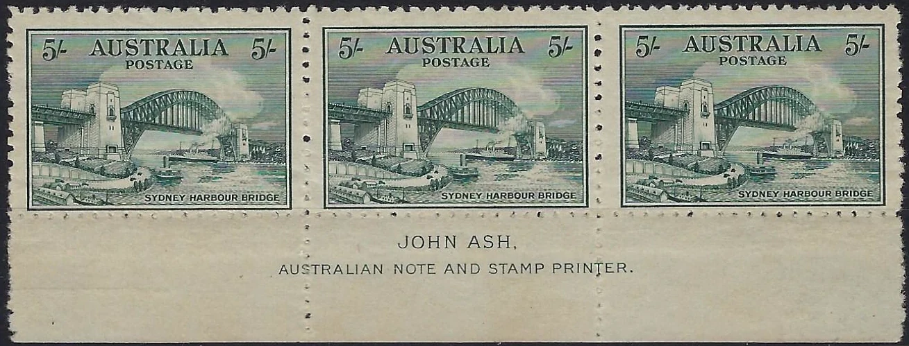 Sydney Harbour Bridge, Australia 1932, 5/-, BW 1482f