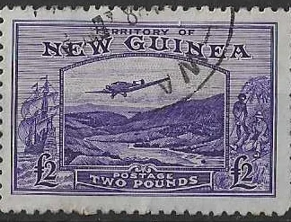 Air Mail Pictorial, New Guinea, 1935, £2, SG 204