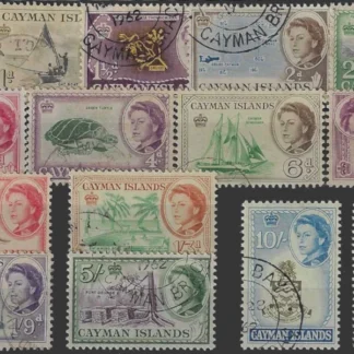 QE II, Cayman Islands 1926 - 64, 1d - £1, SG 165 - 79