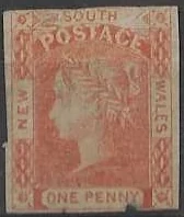 Queen Victoria, New South Wales 1854, 1d