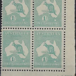 Kangaroos, Australia 1920, 1/-, SG 40b
