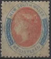 Queen Victoria, New South Wales 1863, 6d, SG 127
