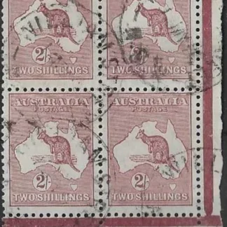 Kangaroos, Australia 1929, 2/-, SM WMK, SG 110
