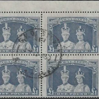 Royal Robes, Australia 1929, £1, SG 178a